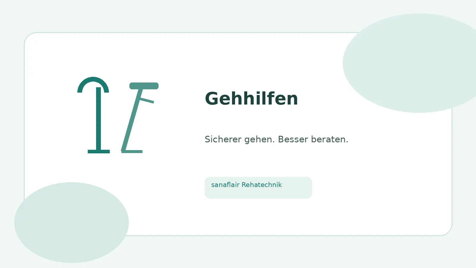 Gehhilfen bei sanaflair